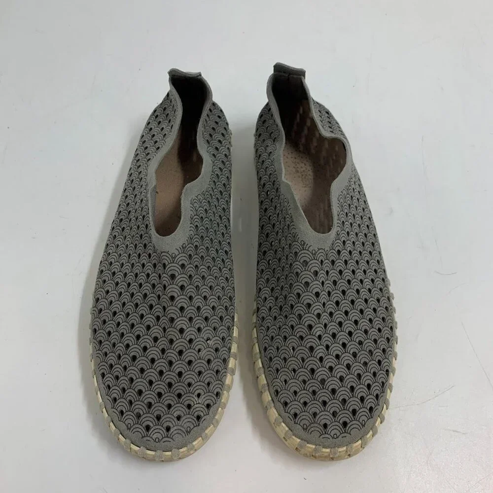 Ilse Jacobsen Women's‎ Hornbaek Tulip Laser Cut Slip On Flats SIze 10/41